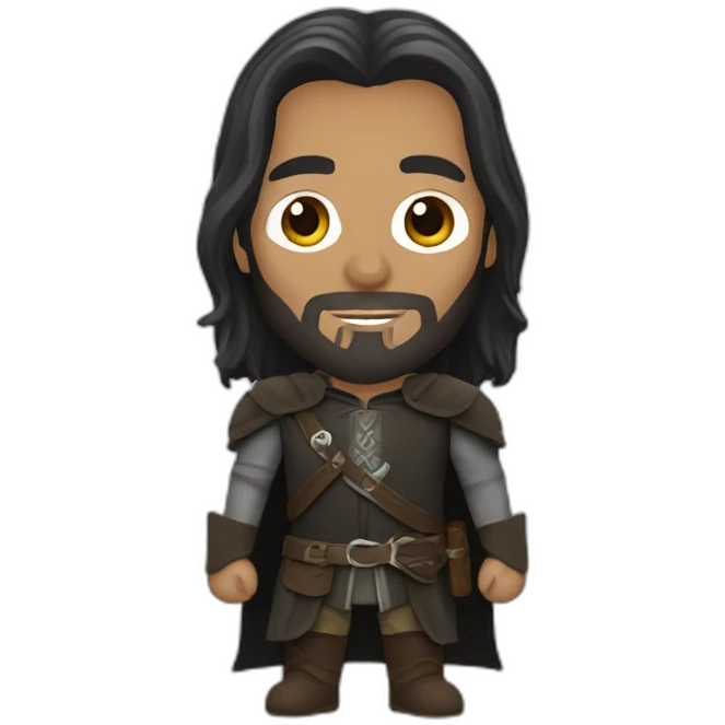 Black aragorn emoji