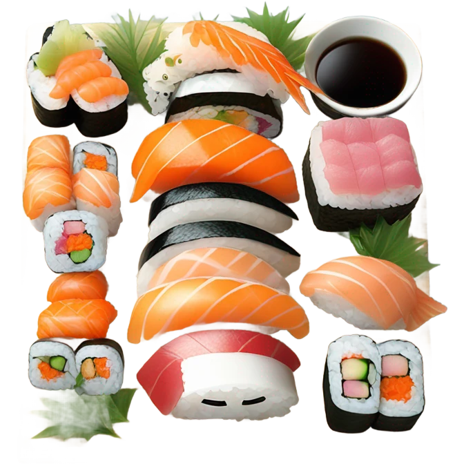 Don’t touch sushi emoji