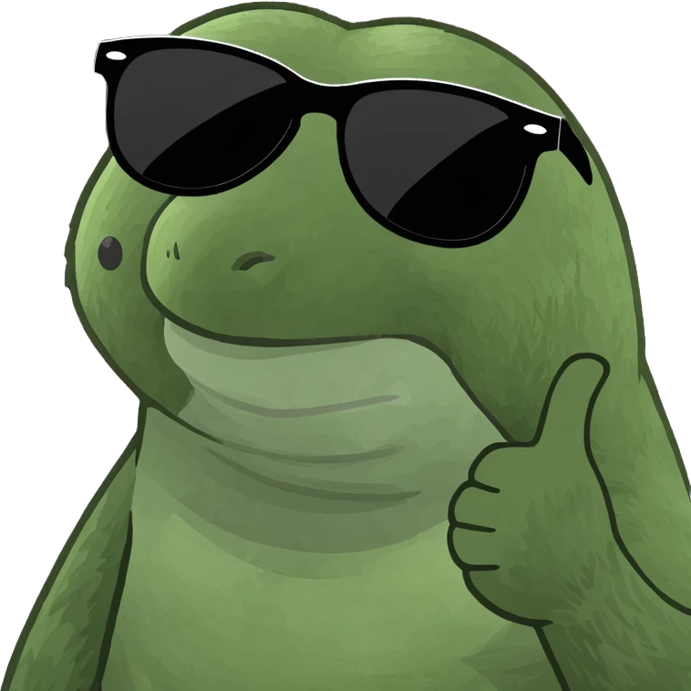 Sloth laughing with sunglasses on emoji
