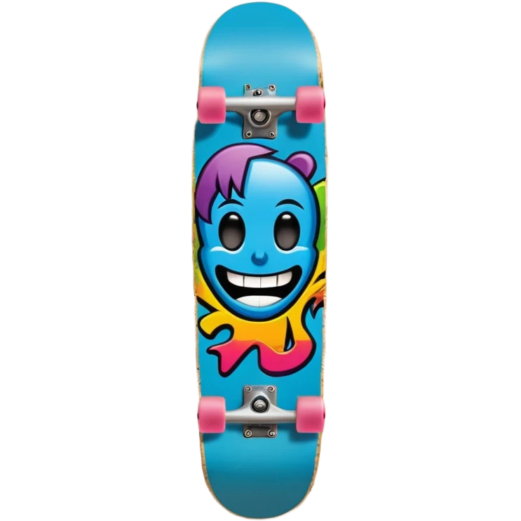 Skateboard deck emoji