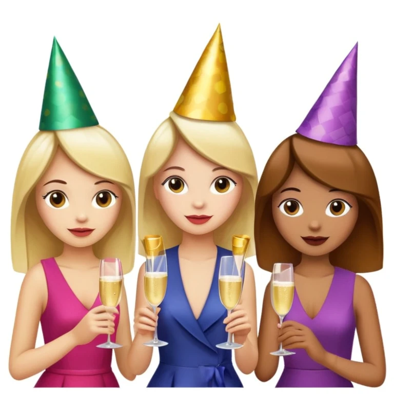 girls party in club emoji