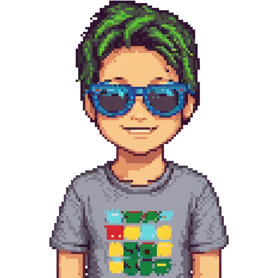C00lkidd, Roblox hacker, mischievous grin, pixelated sunglasses emoji