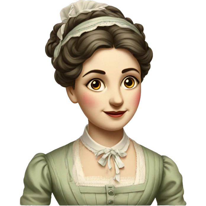 seamstress of the late 19th century emoji