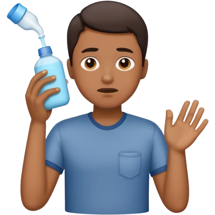 εναν ανθροπο με διαριεσ emoji