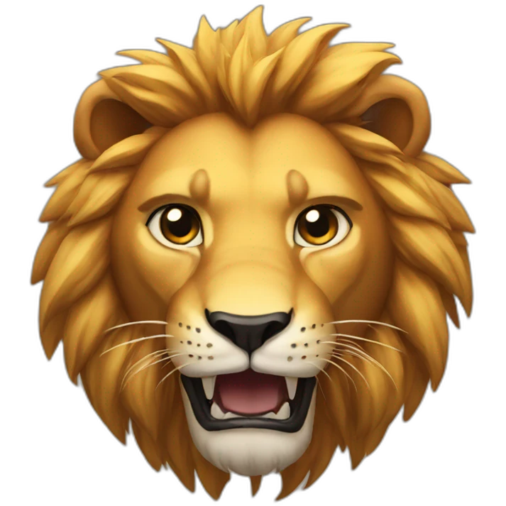 fury lion emoji
