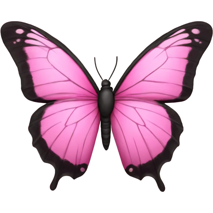 borboleta rosa emoji