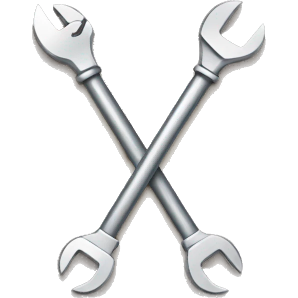 create a vector base emoji , a bug with a wrench , for IT company purpose  emoji