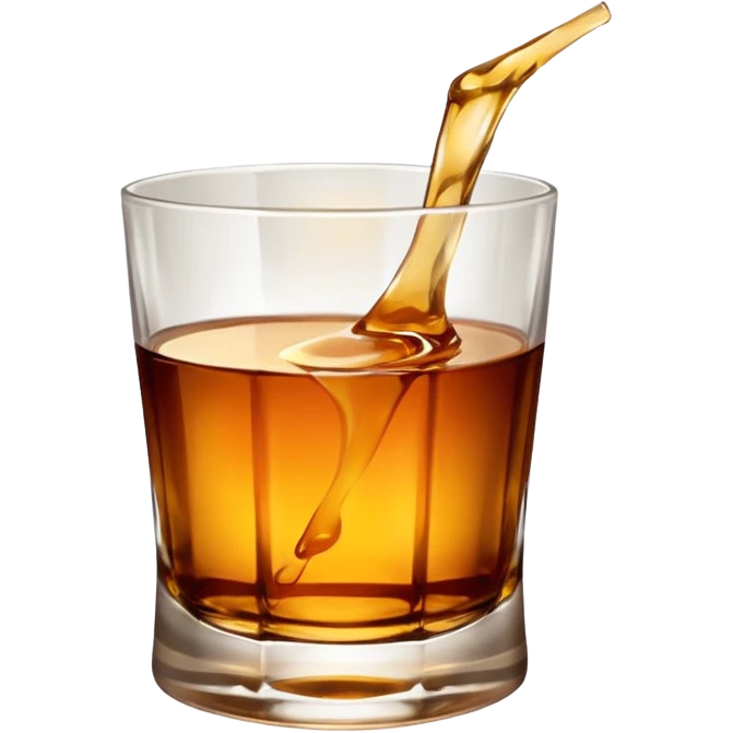 glass of whiskey emoji