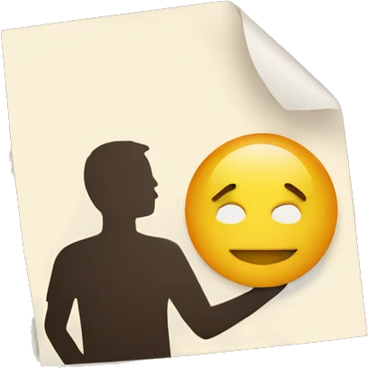silueta de españa con un juez dentro mostrando un papel emoji