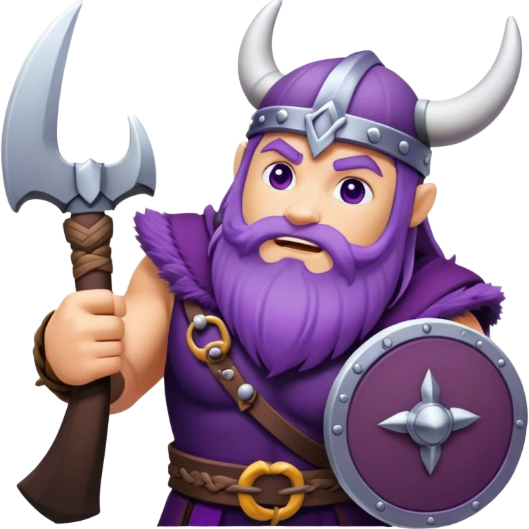 vikings in purpe emoji