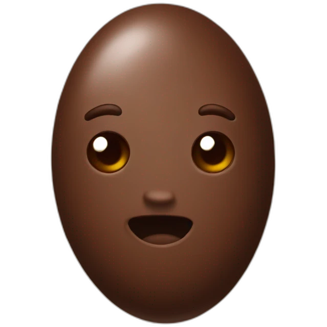 punaise de lit au chocolat emoji