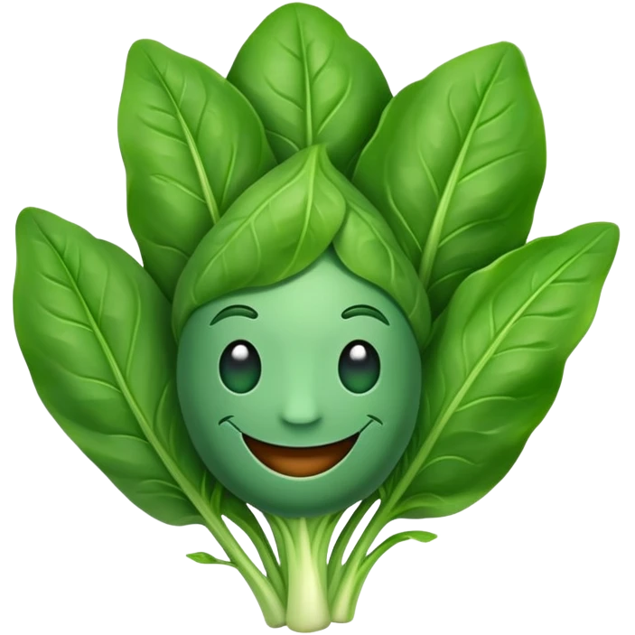 Smiling Spinach emoji