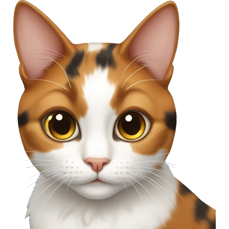 Calico cat emoji