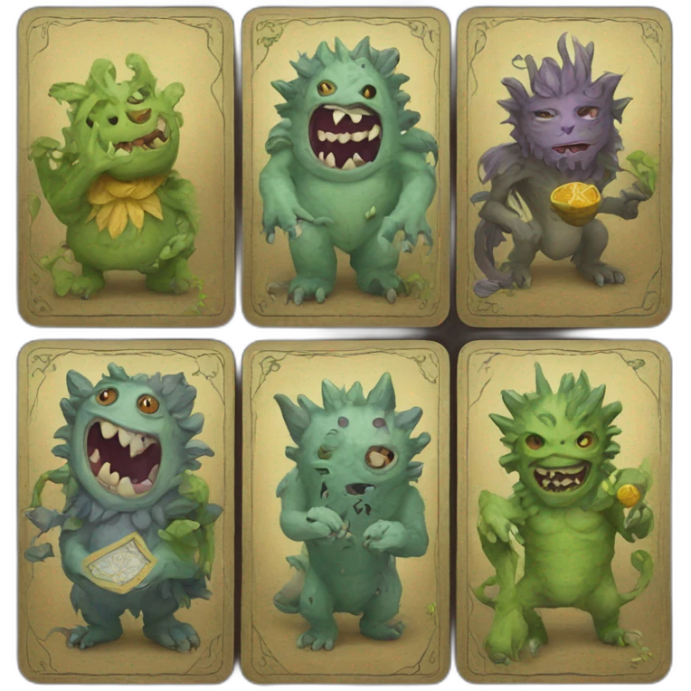 tarot monsters emoji