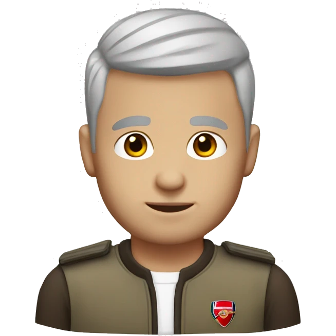 arsenal, white 22 old male with standard haircut emoji