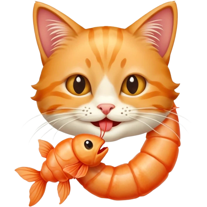 Tripi tropa tropa troopi the cat shrimp emoji