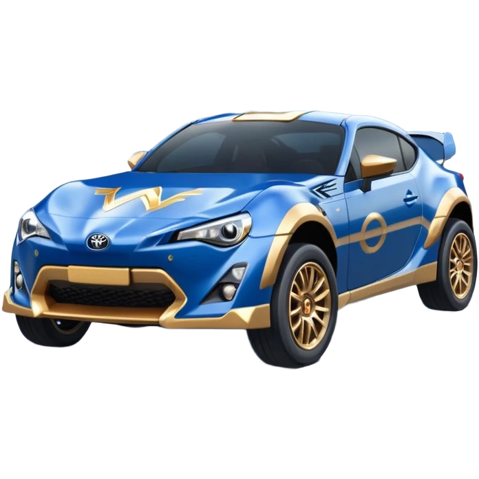 Wonder Woman’s Long wheelbase widened pearly midnight snow blue 2nd generation 2025 Toyota 86 off-road supercar racer emoji