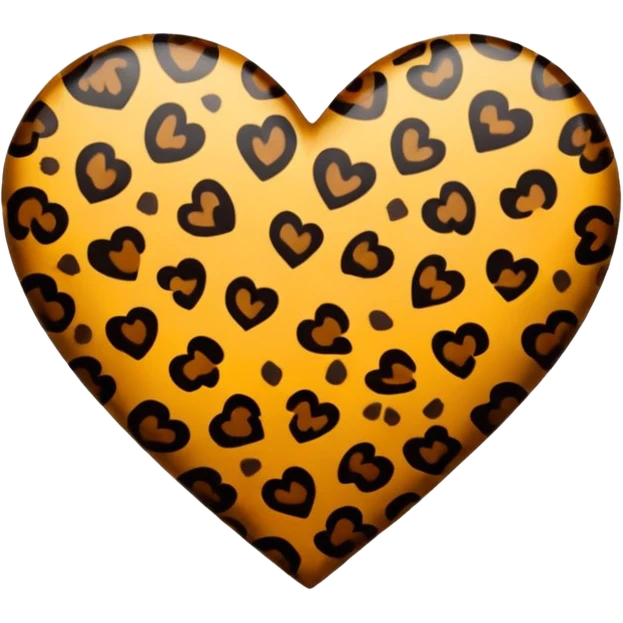 Cuore leopardato  emoji