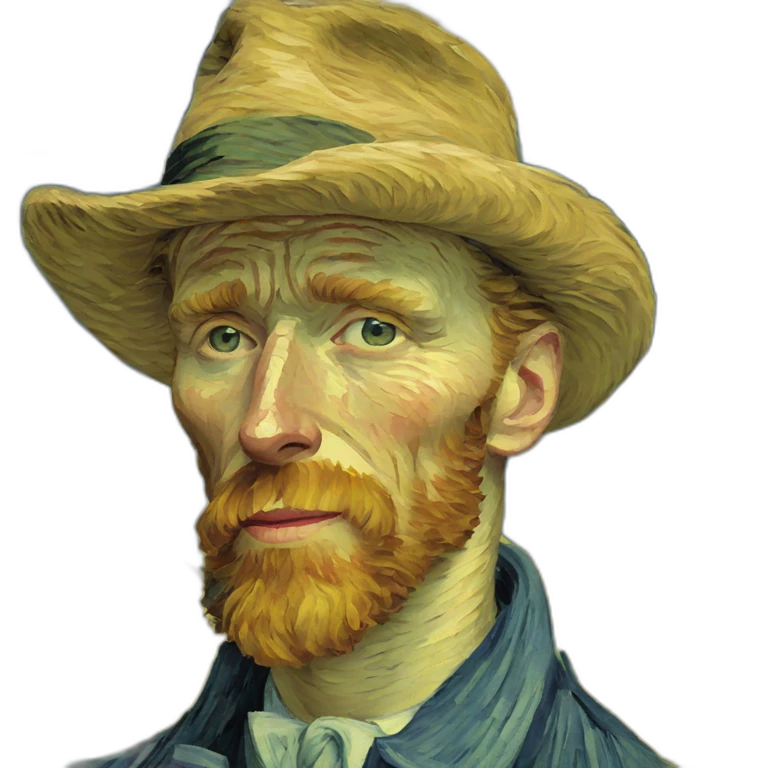 vincent van gogh wink emoji