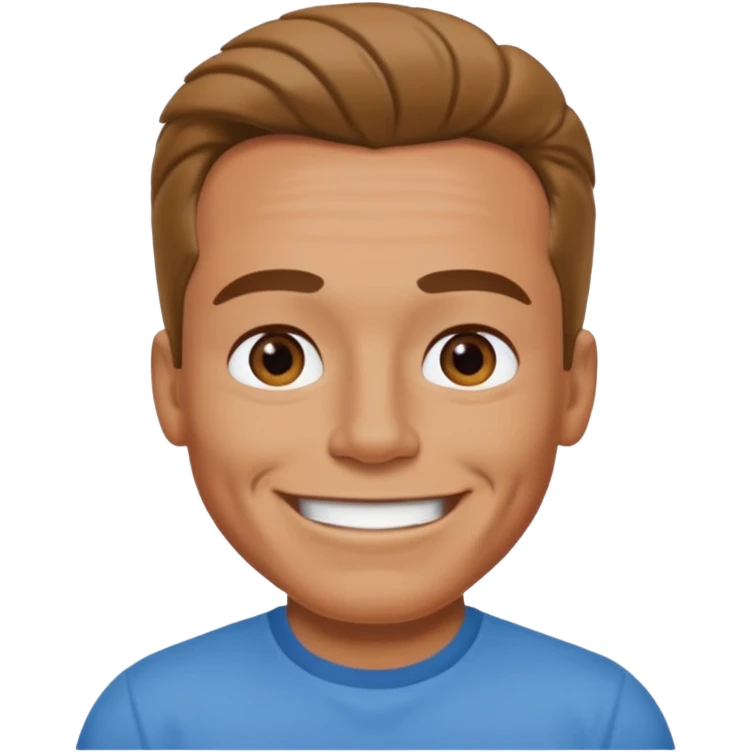 arnold smiling emoji