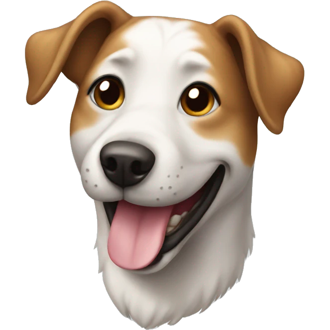 Dog happy emoji