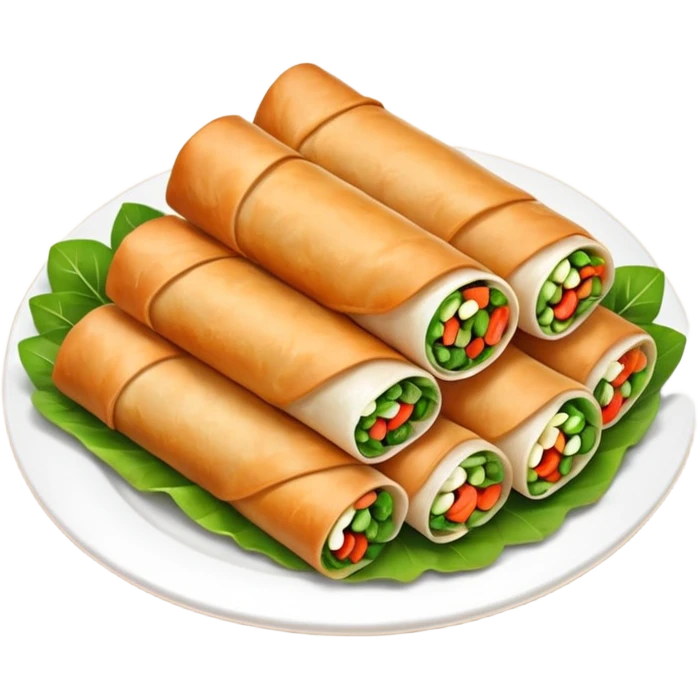 spring rolls vector make them løøo very real emoji