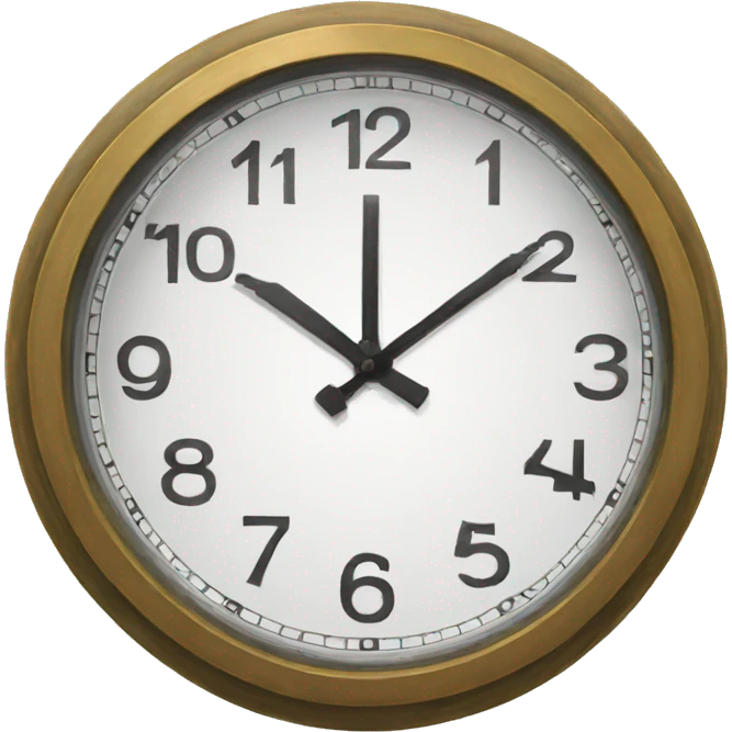 broken clock emoji