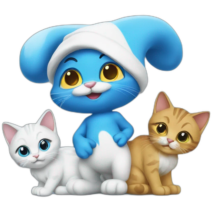 Smurf cats emoji