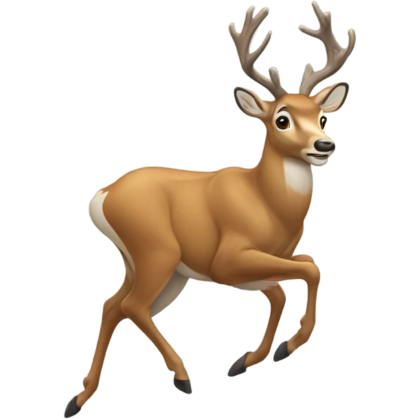 Big buck dancing emoji