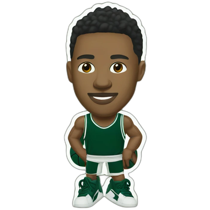 Antetokounbo in bucks emoji