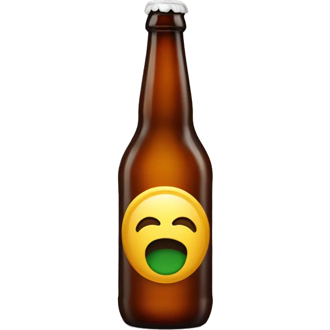 beer bottle emoji