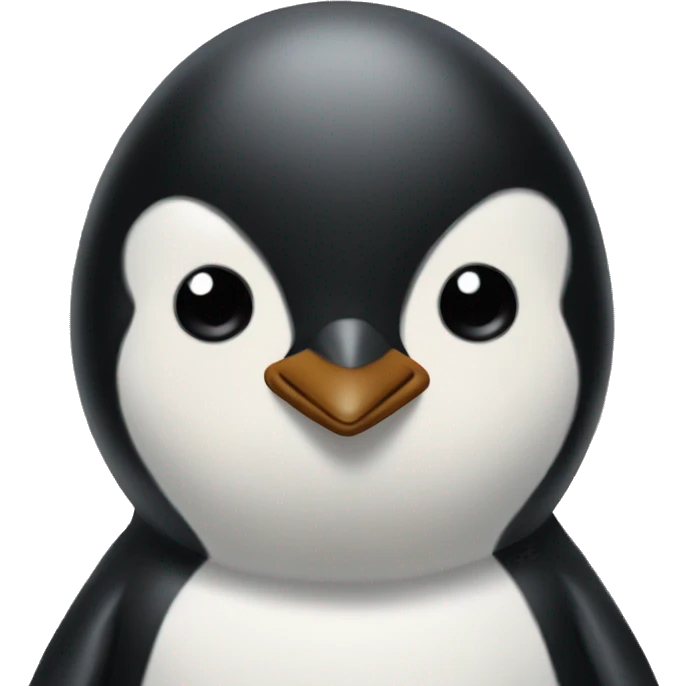 Pinguin painting emoji
