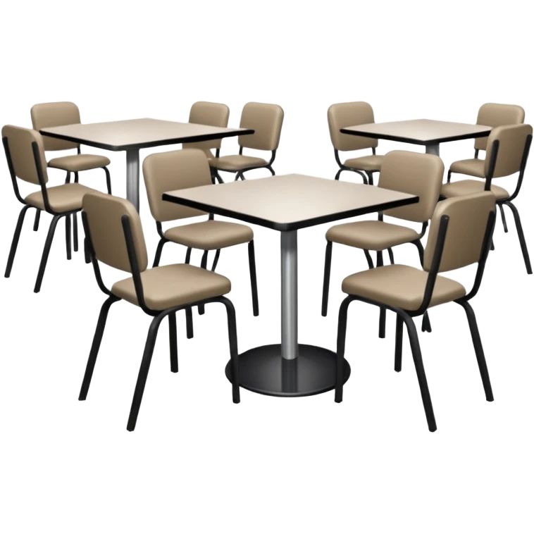 un comedor  de cafeteria emoji