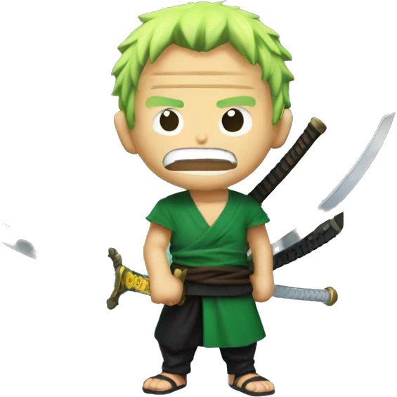 Zoro 3 swords emoji