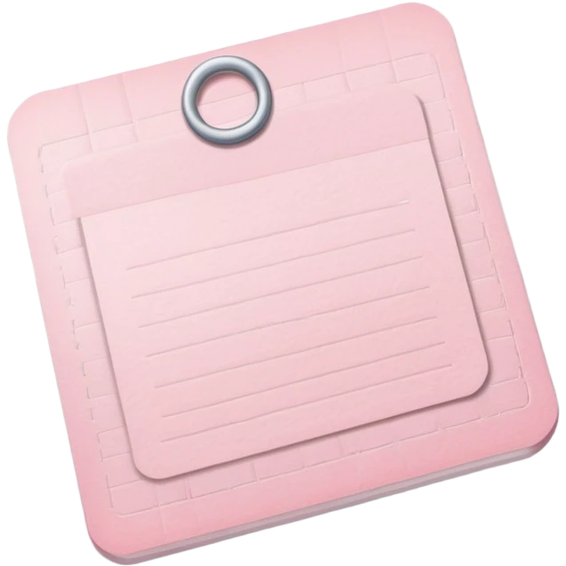 Light pink coupon emoji