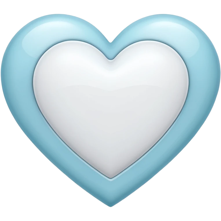 White heart emoji