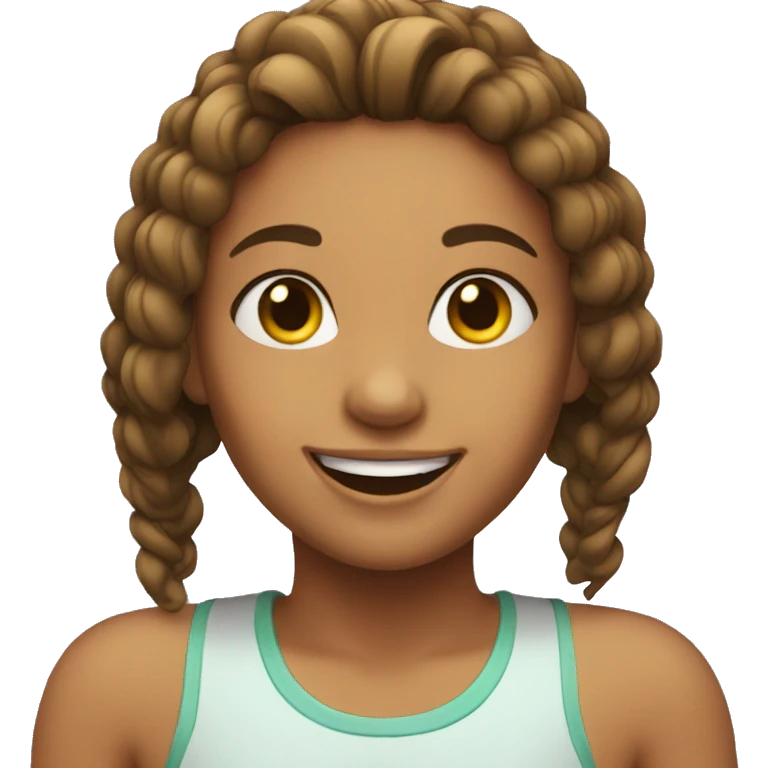 Girl happy  emoji