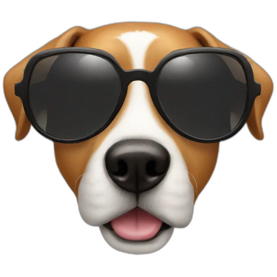 dog sunglasses emoji