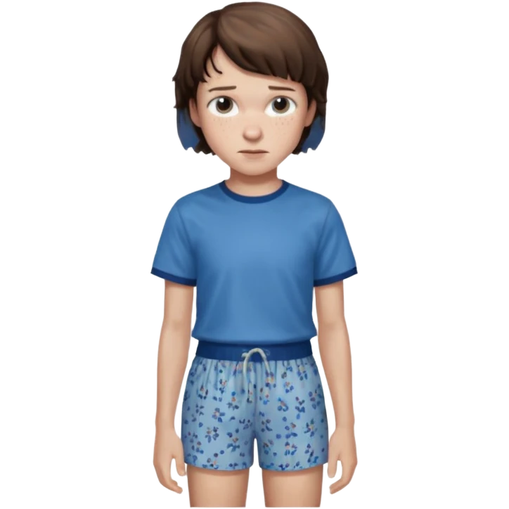 Eleven from stranger things season 3 emoji