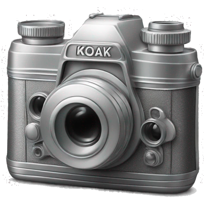 silver film camera kodak 📷  emoji