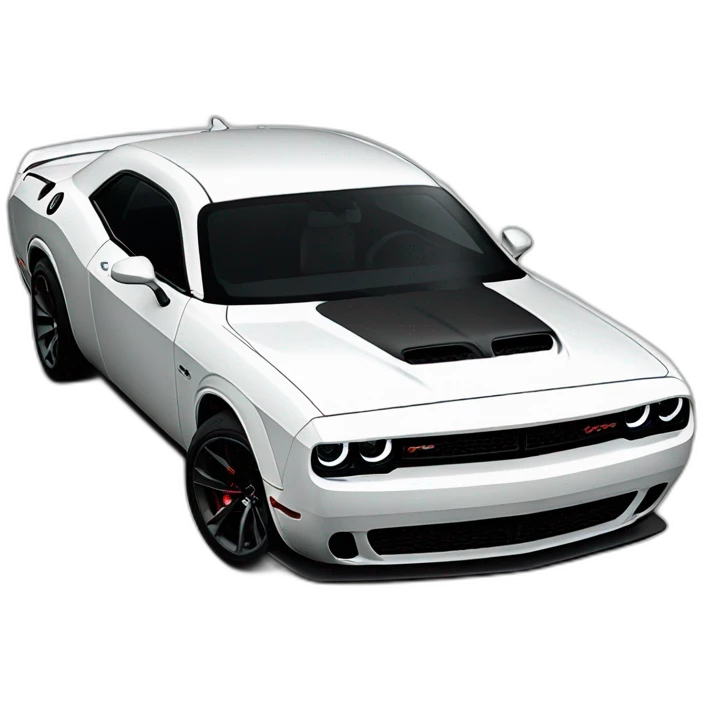 Dodge challenger demon 170 side view emoji