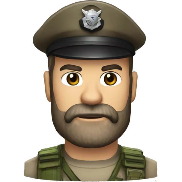 captain price with a Mutton Chops emoji