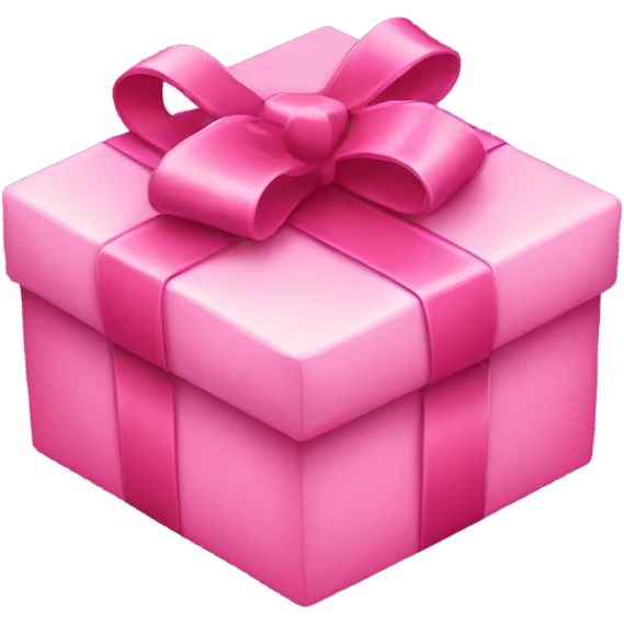 Pink present  emoji