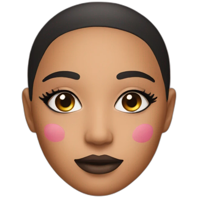Maquillage blush emoji