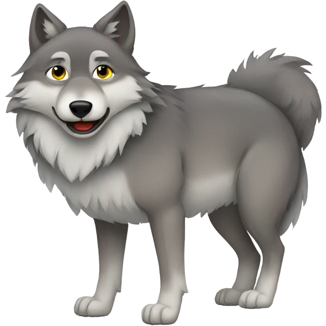 pregnant wolf emoji