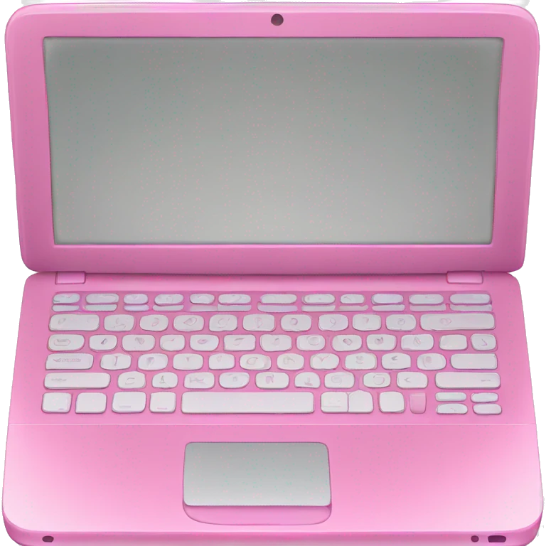 Pink laptop  emoji
