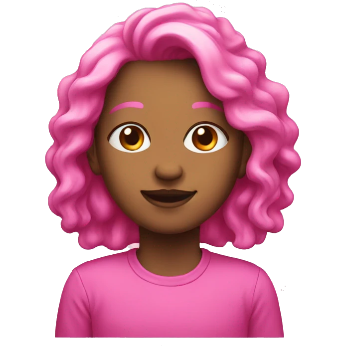 Pink emoji