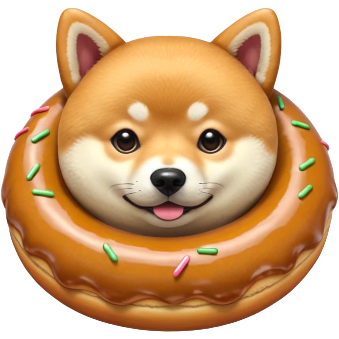 Shiba Jasper doughnut emoji
