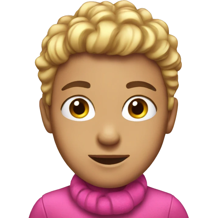 pink Christmas emoji