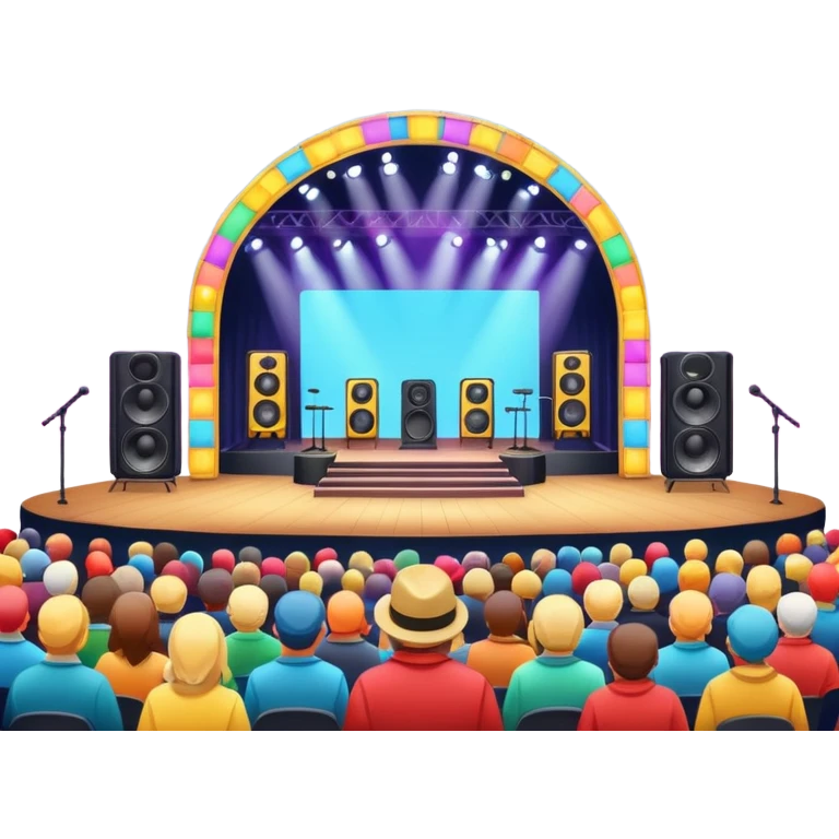 festival concert stage emoji